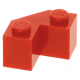 LEGO kocka 2x2 csapott sarokkal, piros (87620)